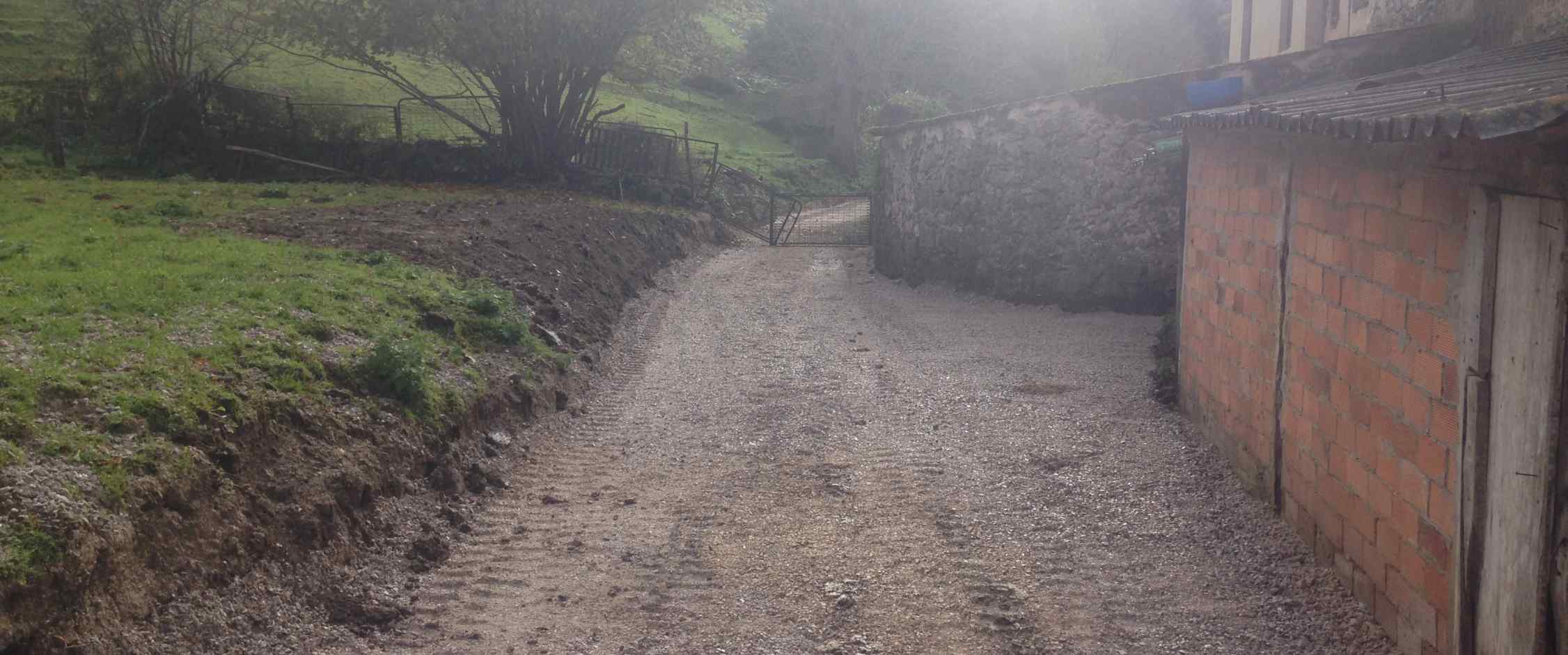 Camino en construcción
