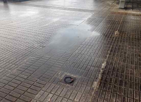 Estado del patio en su inspección